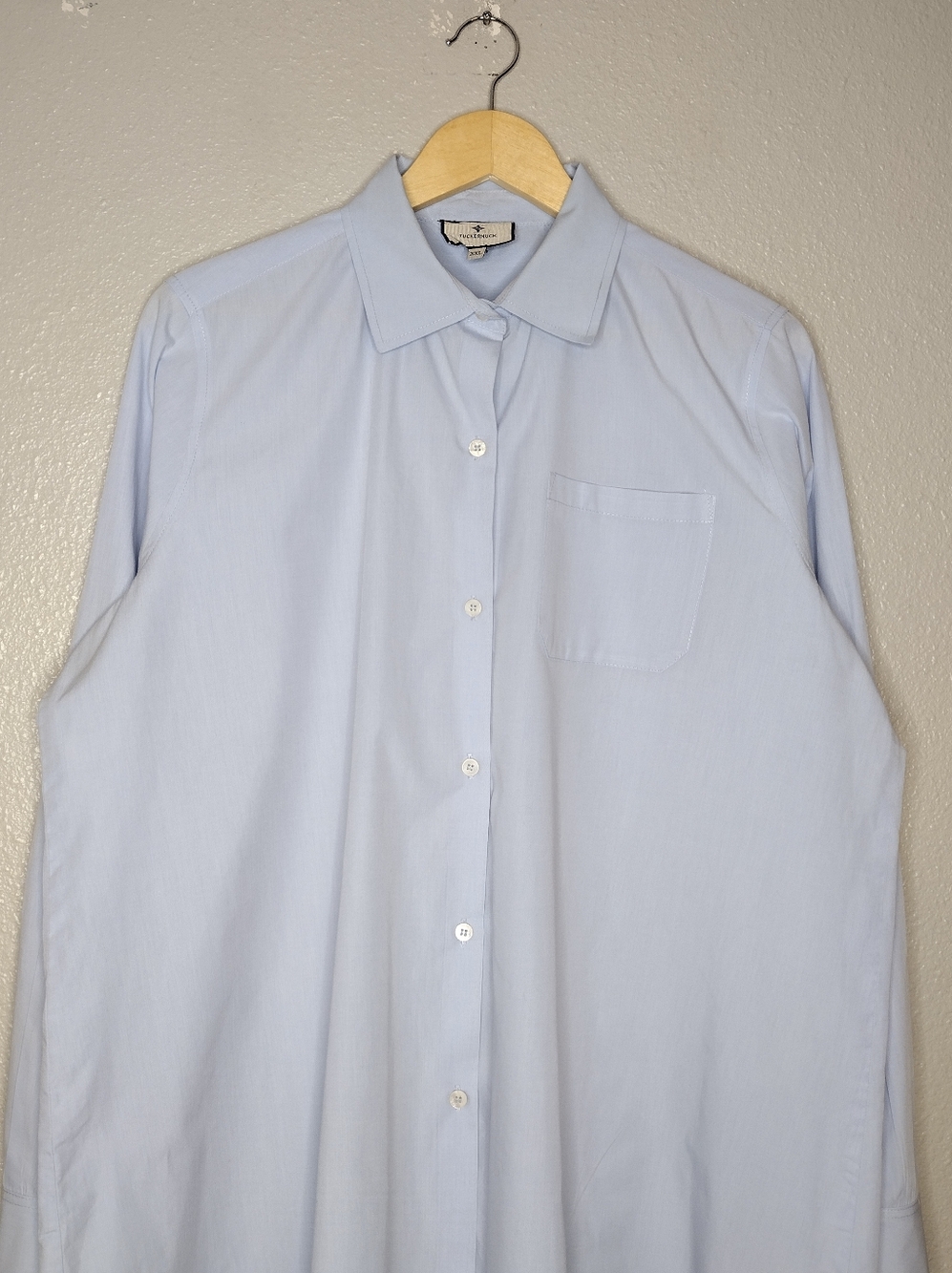 Tuckernuck Light Blue Cotton Business Office Button-Down Shirt Sz XXL - Picture 3 of 16